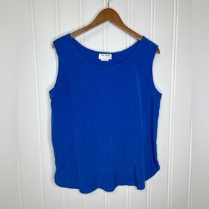 Toni Marie For Sissies Sportswear Women's Vintage Sleeveless Top Blue Size 18